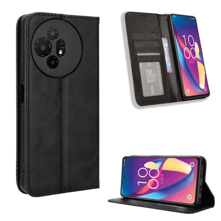 Magnetic Buckle Retro Texture Leather Phone Case, For TCL 50 XL 5G, For TCL 50 5G, For TCL 50 SE 4G, For TCL 501 4G, For TCL 505 4G, For TCL 502, For TCL 40 XE 5G / 40 NxtPaper 5G, For TCL 40 NxtPaper 4G, For TCL 40 XE 5G, For TCL 40 XL, For TCL ION X