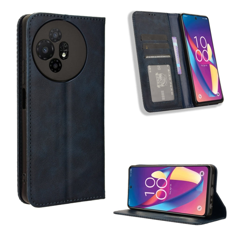 Magnetic Buckle Retro Texture Leather Phone Case, For TCL 50 XL 5G, For TCL 50 5G, For TCL 50 SE 4G, For TCL 501 4G, For TCL 505 4G, For TCL 502, For TCL 40 XE 5G / 40 NxtPaper 5G, For TCL 40 NxtPaper 4G, For TCL 40 XE 5G, For TCL 40 XL, For TCL ION X