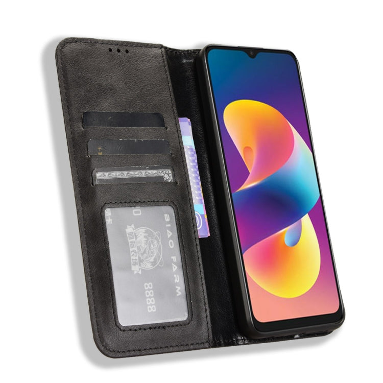 Magnetic Buckle Retro Texture Leather Phone Case, For TCL 50 LE, For TCL 50 XL 5G, For TCL 50 5G, For TCL 50 SE 4G, For TCL 501 4G, For TCL 505 4G, For TCL 502, For TCL 40 XE 5G / 40 NxtPaper 5G, For TCL 40 NxtPaper 4G, For TCL 40 XE 5G, For TCL 40 XL ...