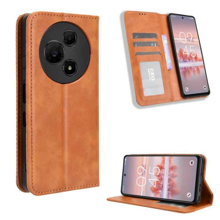Magnetic Buckle Retro Texture Leather Phone Case, For TCL K32 5G / K33 5G, For TCL NxtPaper 60 Ultra 5G, For TCL 60 SE NxtPaper 5G, For TCL 60 NxtPaper, For TCL 605 / 60 SE, For TCL 60R 5G, For TCL 503, For TCL 50 NxtPaper 5G / 50 Pro NxtPaper 5G      ...