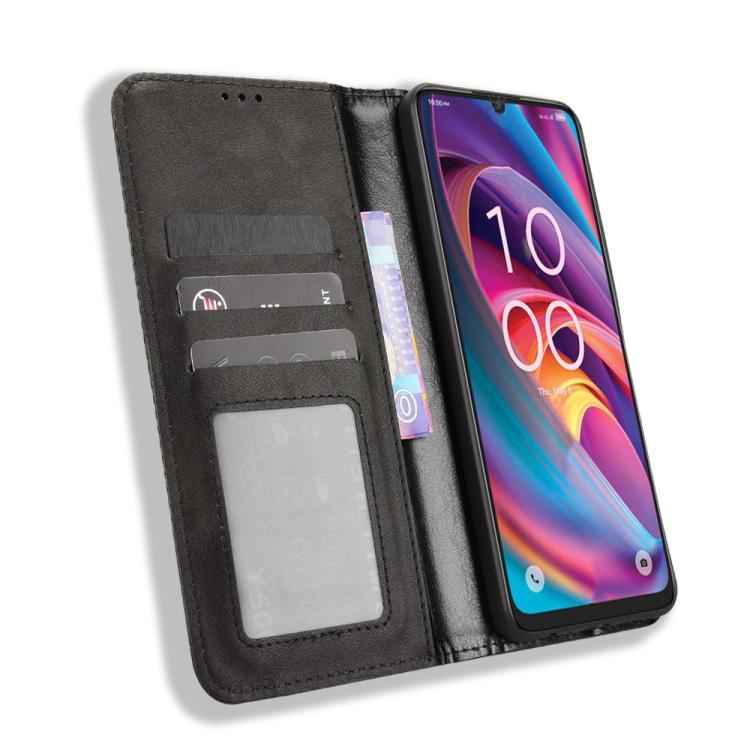 Magnetic Buckle Retro Texture Leather Phone Case, For TCL K32 5G / K33 5G, For TCL NxtPaper 60 Ultra 5G, For TCL 60 SE NxtPaper 5G, For TCL 60 NxtPaper, For TCL 605 / 60 SE, For TCL 60R 5G, For TCL 503, For TCL 50 NxtPaper 5G / 50 Pro NxtPaper 5G      ...