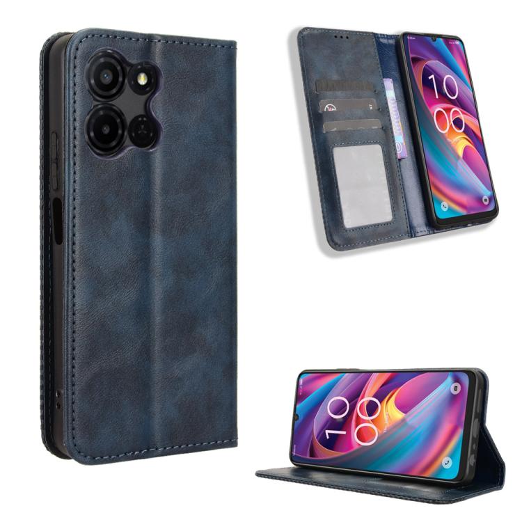 Magnetic Buckle Retro Texture Leather Phone Case, For TCL K70 SE T453D, For TCL K70 4G / K70 Power 4G, For TCL NxtPaper 70 Pro 5G, For TCL K32 5G / K33 5G, For TCL NxtPaper 60 Ultra 5G, For TCL 60 SE NxtPaper 5G, For TCL 60 NxtPaper, For TCL 605 / 60 S...