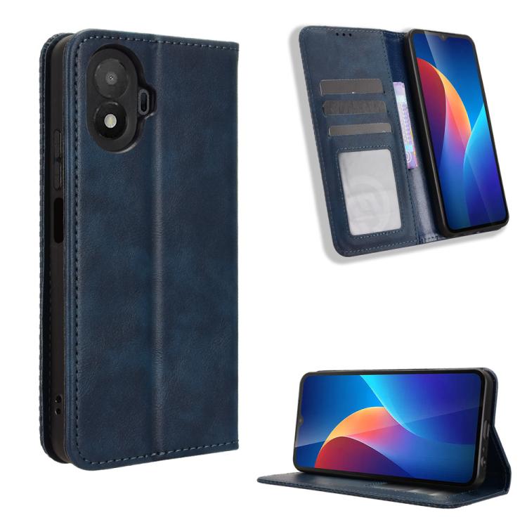 Magnetic Buckle Retro Texture Leather Phone Case, For TCL K70 5G / K70 XE, For TCL K70 SE T453D, For TCL K70 4G / K70 Power 4G, For TCL NxtPaper 70 Pro 5G, For TCL K32 5G / K33 5G, For TCL NxtPaper 60 Ultra 5G, For TCL 60 SE NxtPaper 5G                ...