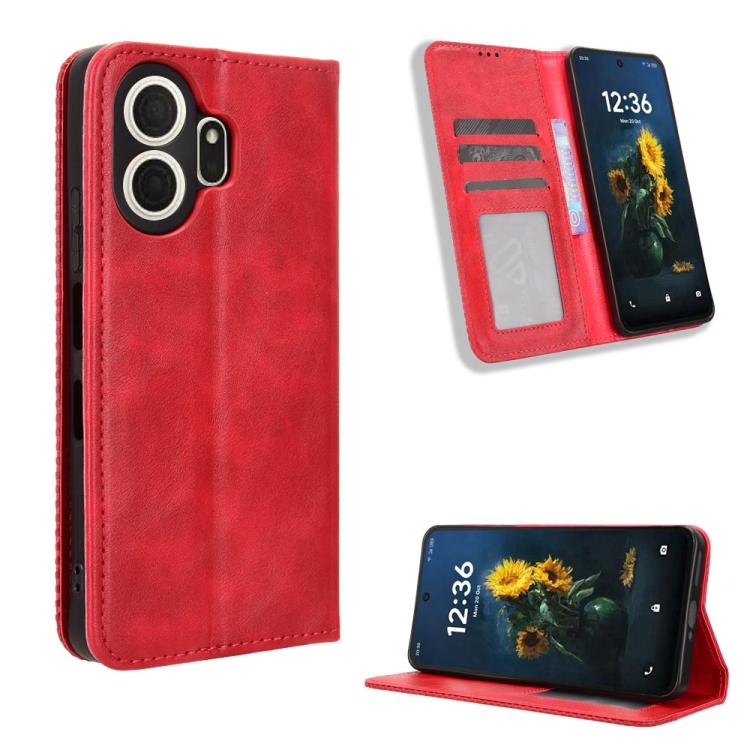 Magnetic Buckle Retro Texture Leather Phone Case, For TCL K70 5G / K70 XE, For TCL K70 SE T453D, For TCL K70 4G / K70 Power 4G, For TCL NxtPaper 70 Pro 5G, For TCL K32 5G / K33 5G, For TCL NxtPaper 60 Ultra 5G, For TCL 60 SE NxtPaper 5G                ...