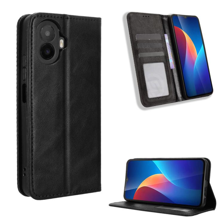 Magnetic Buckle Retro Texture Leather Phone Case, For TCL K70 5G / K70 XE, For TCL K70 SE T453D, For TCL K70 4G / K70 Power 4G, For TCL NxtPaper 70 Pro 5G, For TCL K32 5G / K33 5G, For TCL NxtPaper 60 Ultra 5G, For TCL 60 SE NxtPaper 5G                ...