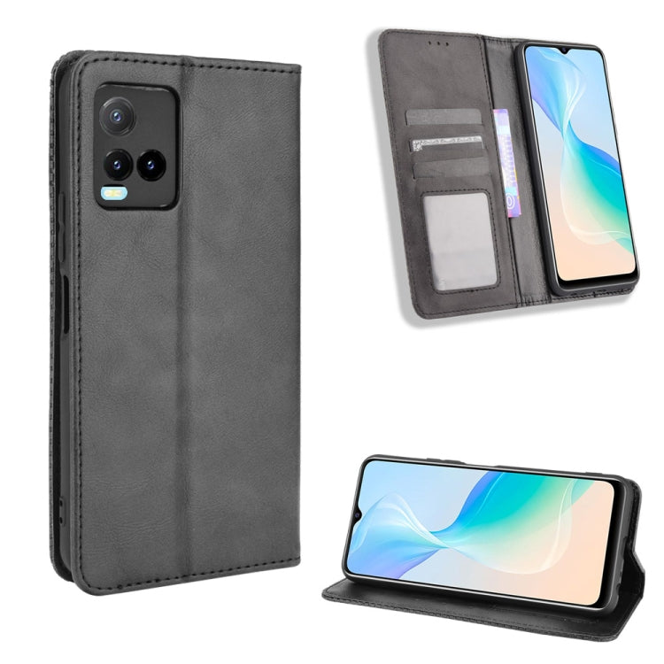 Magnetic Buckle Retro Texture Leather Phone Case, For vivo Y17s 4G, For vivo V29e 5G, For vivo Y27 / Y36 5G / 4G, For vivo Y35+ 5G, For vivo S17 5G / S17 Pro, For vivo S17e, For vivo Y78 Plus, For vivo Y16 / iQOO Z7i, For vivo Y100 5G                  ...