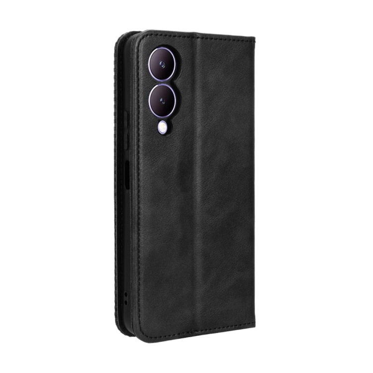 Magnetic Buckle Retro Texture Leather Phone Case, For vivo Y17s 4G, For vivo V29e 5G, For vivo Y27 / Y36 5G / 4G, For vivo Y35+ 5G, For vivo S17 5G / S17 Pro, For vivo S17e, For vivo Y78 Plus, For vivo Y16 / iQOO Z7i, For vivo Y100 5G                  ...