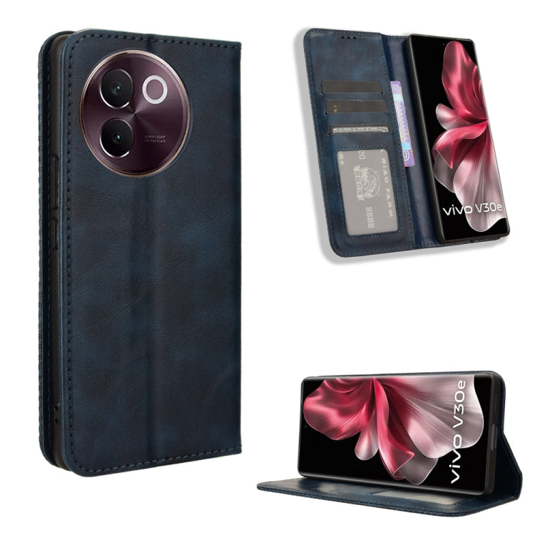 Magnetic Buckle Retro Texture Leather Phone Case, For vivo Y04 4G / Y29s 5G, For vivo V50 5G, For vivo Y19s 4G, For vivo X200 5G, For vivo X200 Pro mini 5G, For vivo X200 Pro 5G, For vivo V40 Lite 4G / 5G IDN, For vivo V40e 5G / iQOO Z9S 5G            ...