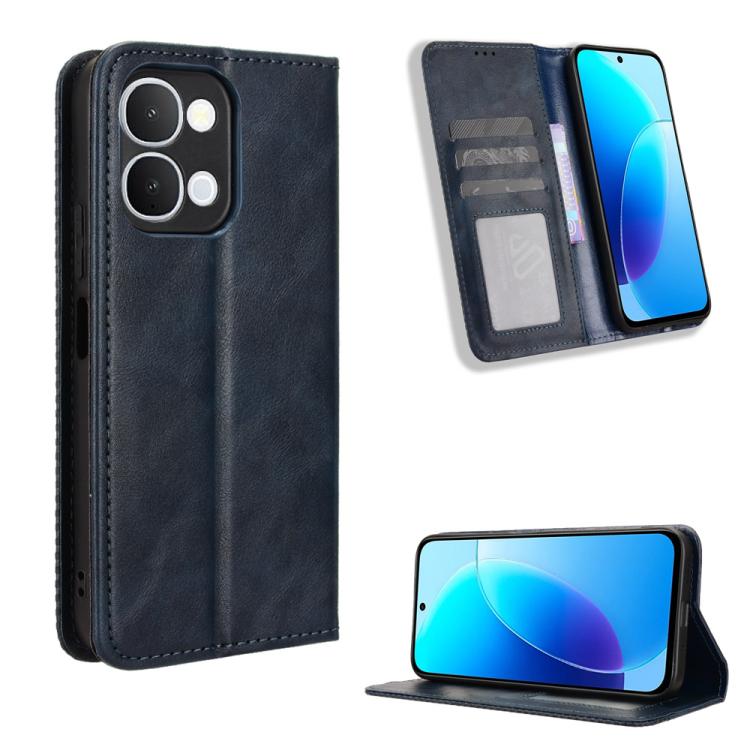 Magnetic Buckle Retro Texture Leather Phone Case, For vivo S50 Pro mini / X300 FE 5G Russia, For vivo Y600 Pro 5G, For vivo T5 Pro 5G / iQOO Z11 5G, For vivo Y21 5G / Y05 4G, For vivo V70 FE 5G, For vivo V70 5G / V70 Elite 5G                           ...