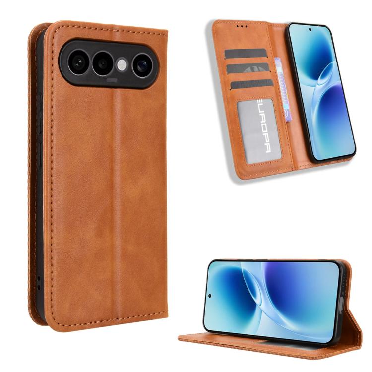 Magnetic Buckle Retro Texture Leather Phone Case, For vivo S50 Pro mini / X300 FE 5G Russia, For vivo Y600 Pro 5G, For vivo T5 Pro 5G / iQOO Z11 5G, For vivo Y21 5G / Y05 4G, For vivo V70 FE 5G, For vivo V70 5G / V70 Elite 5G                           ...