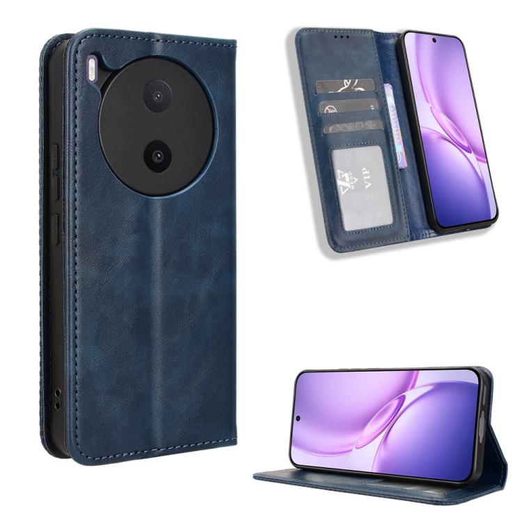 Magnetic Buckle Retro Texture Leather Phone Case, For vivo S50 Pro mini / X300 FE 5G Russia, For vivo Y600 Pro 5G, For vivo T5 Pro 5G / iQOO Z11 5G, For vivo Y21 5G / Y05 4G, For vivo V70 FE 5G, For vivo V70 5G / V70 Elite 5G                           ...