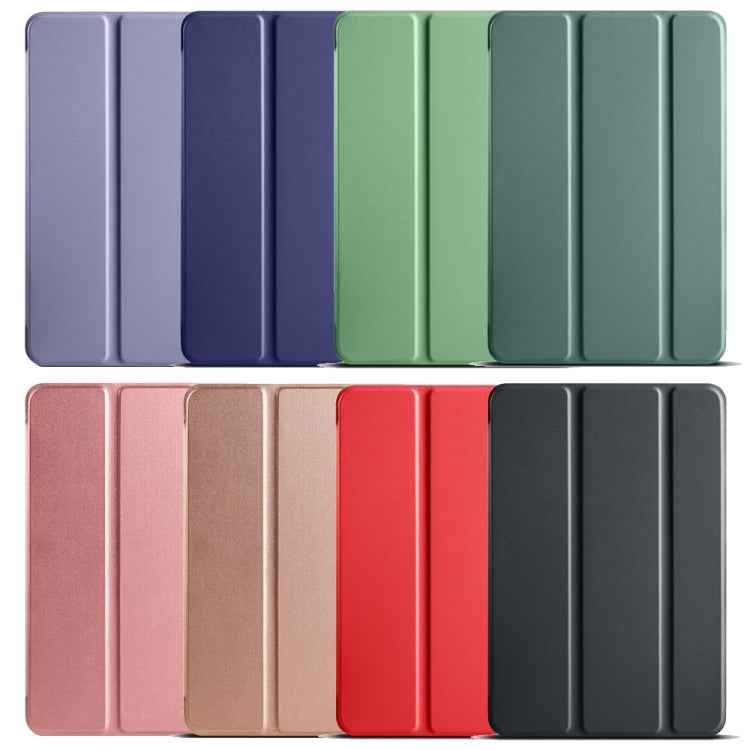 3-folding TPU Horizontal Flip Leather Tablet Case with Holder