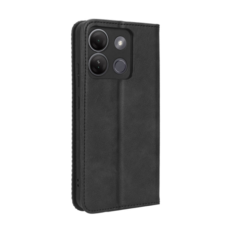 Magnetic Buckle Retro Texture Leather Phone Case, For Infinix Smart 7 Plus, For Infinix Note 30 5G, For Infinix Smart 7 HD X6516, For Infinix Note 30i, For Infinix Note 30 Pro, For Infinix Note 30 4G, For Infinix Note 30 VIP
