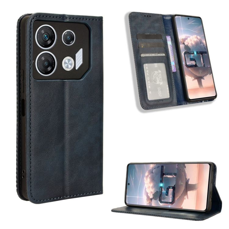 Magnetic Buckle Retro Texture Leather Phone Case, For Infinix GT 10 Pro, For Infinix Hot 30 5G X6832, For Infinix Smart 7 Plus, For Infinix Note 30 5G, For Infinix Smart 7 HD X6516, For Infinix Note 30i, For Infinix Note 30 Pro, For Infinix Note 30 4G ...