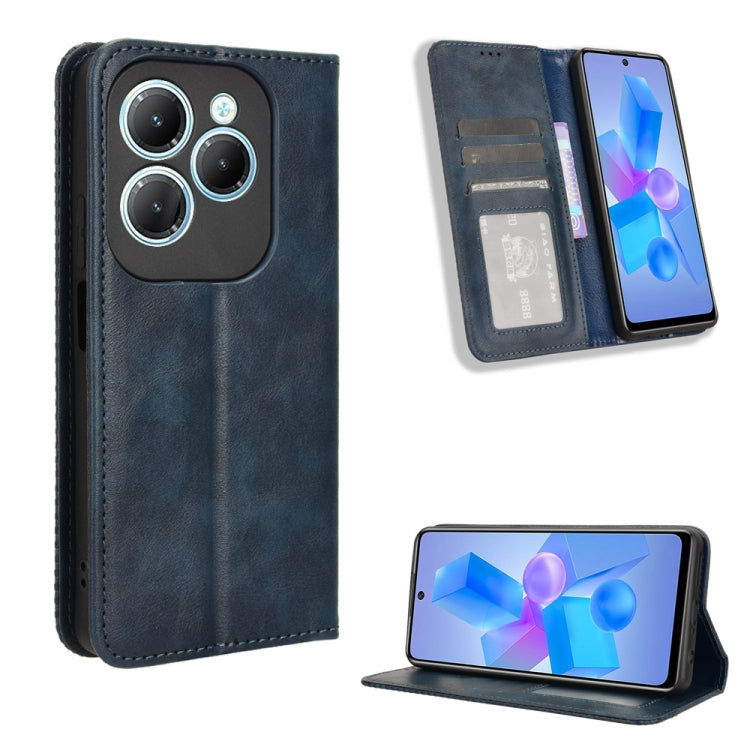 Magnetic Buckle Retro Texture Leather Phone Case, For Infinix Hot 40 4G, For Infinix Hot 40i 4G, For Infinix Smart 8 X6525, For Infinix Zero 30 4G, For Infinix Zero 30 5G, For Infinix GT 10 Pro, For Infinix Hot 30 5G X6832, For Infinix Smart 7 Plus����...