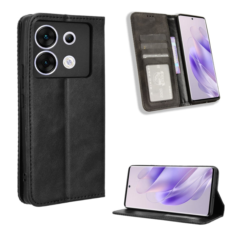 Magnetic Buckle Retro Texture Leather Phone Case, For Infinix Hot 40 4G, For Infinix Hot 40i 4G, For Infinix Smart 8 X6525, For Infinix Zero 30 4G, For Infinix Zero 30 5G, For Infinix GT 10 Pro, For Infinix Hot 30 5G X6832, For Infinix Smart 7 Plus����...
