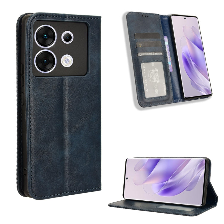 Magnetic Buckle Retro Texture Leather Phone Case, For Infinix Hot 40 4G, For Infinix Hot 40i 4G, For Infinix Smart 8 X6525, For Infinix Zero 30 4G, For Infinix Zero 30 5G, For Infinix GT 10 Pro, For Infinix Hot 30 5G X6832, For Infinix Smart 7 Plus����...