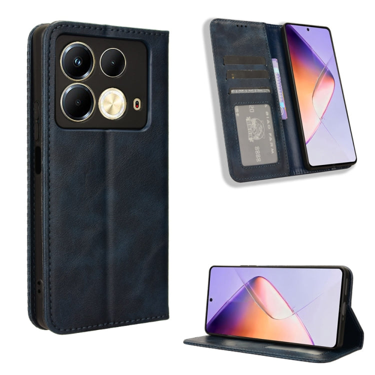 Magnetic Buckle Retro Texture Leather Phone Case, For Infinix Hot 50i 4G / Smart 9 4G, For Infinix Hot 50 Pro+ 4G, For Infinix Hot 50 4G, For Infinix Hot 50 5G, For Infinix Zero 40 5G, For Infinix Zero 40 4G, For Infinix Note 40X 5G X6838��������������...