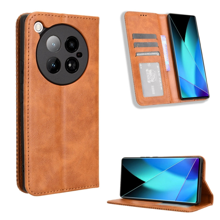 Magnetic Buckle Retro Texture Leather Phone Case, For Infinix Hot 50i 4G / Smart 9 4G, For Infinix Hot 50 Pro+ 4G, For Infinix Hot 50 4G, For Infinix Hot 50 5G, For Infinix Zero 40 5G, For Infinix Zero 40 4G, For Infinix Note 40X 5G X6838��������������...