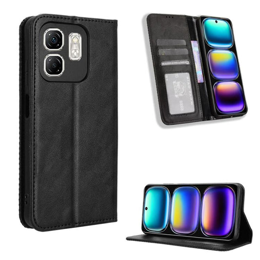 Magnetic Buckle Retro Texture Leather Phone Case, For Infinix Hot 50i 4G / Smart 9 4G, For Infinix Hot 50 Pro+ 4G, For Infinix Hot 50 4G, For Infinix Hot 50 5G, For Infinix Zero 40 5G, For Infinix Zero 40 4G, For Infinix Note 40X 5G X6838��������������...