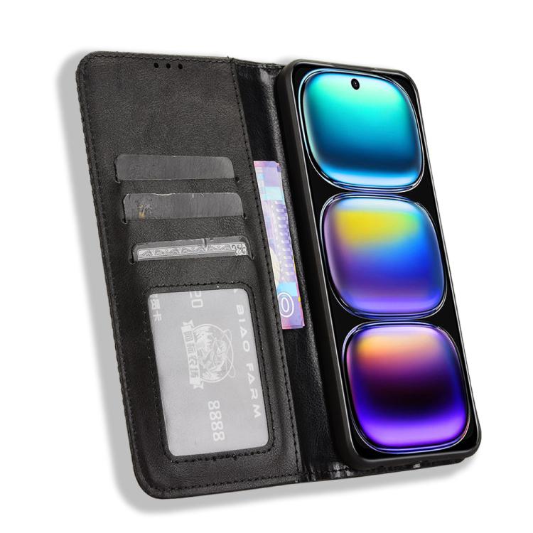 Magnetic Buckle Retro Texture Leather Phone Case, For Infinix Hot 50i 4G / Smart 9 4G, For Infinix Hot 50 Pro+ 4G, For Infinix Hot 50 4G, For Infinix Hot 50 5G, For Infinix Zero 40 5G, For Infinix Zero 40 4G, For Infinix Note 40X 5G X6838��������������...