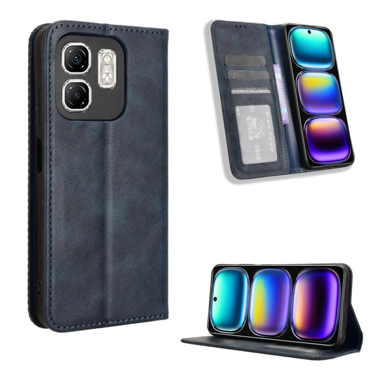 Magnetic Buckle Retro Texture Leather Phone Case, For Infinix Hot 50i 4G / Smart 9 4G, For Infinix Hot 50 Pro+ 4G, For Infinix Hot 50 4G, For Infinix Hot 50 5G, For Infinix Zero 40 5G, For Infinix Zero 40 4G, For Infinix Note 40X 5G X6838��������������...