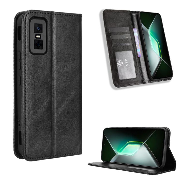 Magnetic Buckle Retro Texture Leather Phone Case, For Infinix GT 30 Pro 5G, For Infinix Note 50s 5G, For Infinix Note 50x 5G, For Infinix Note 50 Pro+, For Infinix Note 50 4G / Note 50 Pro 4G, For Infinix Hot 50 Pro 4G, For Infinix Hot 50i 4G / Smart 9...