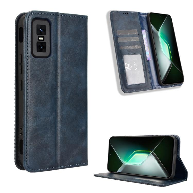 Magnetic Buckle Retro Texture Leather Phone Case, For Infinix Smart 10 / Tecno Pop 10 4G, For Infinix Hot 60i 5G / Tecno Spark Go 5G, For Infinix Hot 60i 4G / Hot 60 5G, For Infinix Hot 60 Pro+ 4G, For Infinix Hot 60 Pro 4G, For Infinix Smart 10 Plus 4...