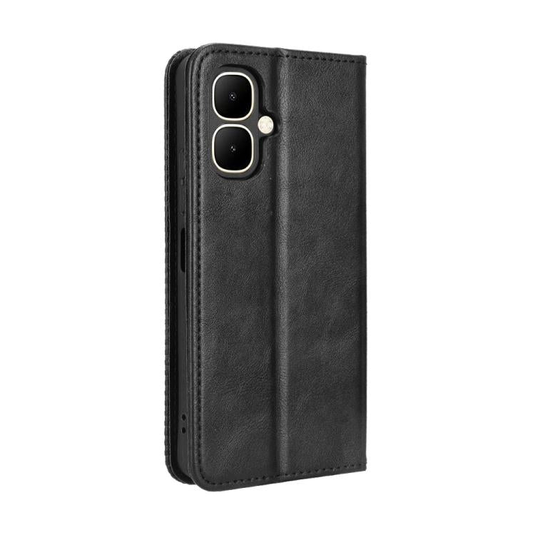 Magnetic Buckle Retro Texture Leather Phone Case, For Infinix Smart 10 / Tecno Pop 10 4G, For Infinix Hot 60i 5G / Tecno Spark Go 5G, For Infinix Hot 60i 4G / Hot 60 5G, For Infinix Hot 60 Pro+ 4G, For Infinix Hot 60 Pro 4G, For Infinix Smart 10 Plus 4...
