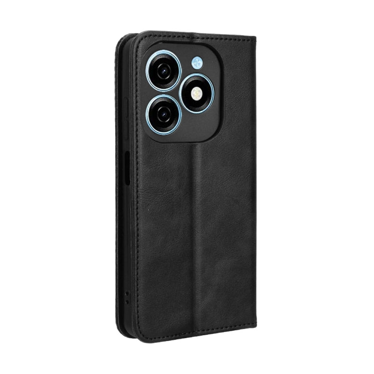 Magnetic Buckle Retro Texture Leather Phone Case, For Tecno Spark 20 4G, For Tecno Pova 5 Pro LH8n, For Tecno Pova Neo 3, For Tenco Pova 5 4G, For Tecno Camon 20 Premier 5G, For Tecno Camon 20 Pro 5G, For Tecno Camon 20 Pro