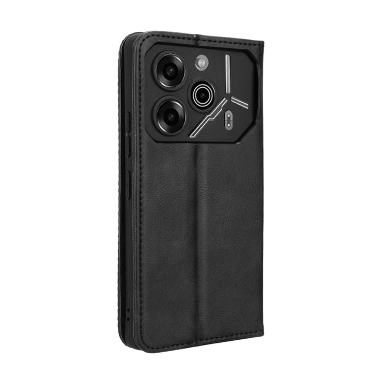 Magnetic Buckle Retro Texture Leather Phone Case, For Tecno Pova 6 Pro 5G, For Tecno Spark 20 Pro+ 4G, For Tecno Spark 20 Pro 4G, For Tecno Spark Go 2024, For Tecno Spark 20 4G, For Tecno Pova 5 Pro LH8n, For Tecno Pova Neo 3, For Tenco Pova 5 4G      ...