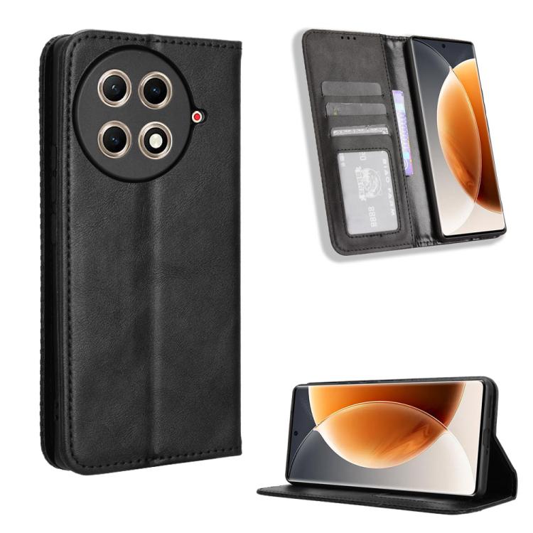 Magnetic Buckle Retro Texture Leather Phone Case, For Tecno Camon 40 Pro 4G / 5G, For Tecno Camon 40 Premier 5G, For Tecno Camon 40 4G, For Tecno Camon 30S 4G / 30S Pro 4G, For Tecno Pova 6 Neo 5G / Spark 30 5G, For Tecno Spark 30 Pro 4G               ...