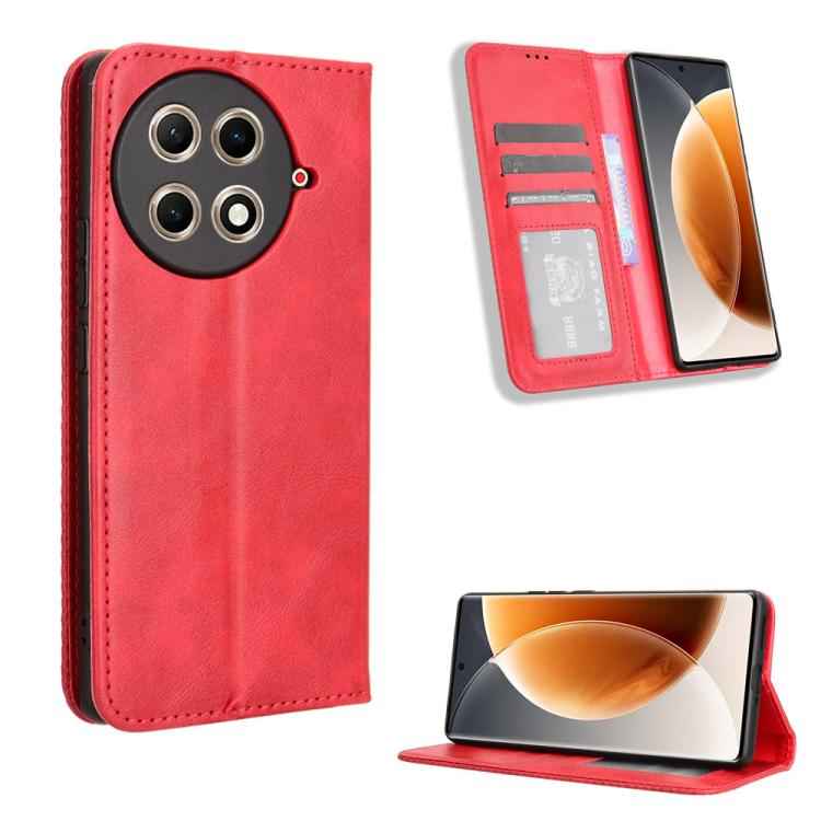 Magnetic Buckle Retro Texture Leather Phone Case, For Tecno Camon 40 Premier 5G, For Tecno Camon 40 4G, For Tecno Camon 30S 4G / 30S Pro 4G, For Tecno Pova 6 Neo 5G / Spark 30 5G, For Tecno Spark 30 Pro 4G, For Tecno Spark 30 4G                        ...