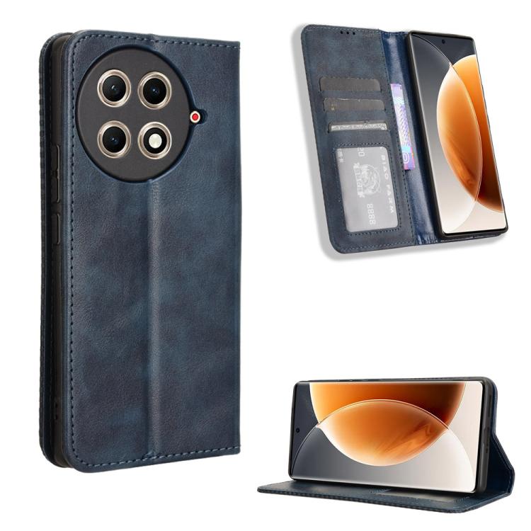 Magnetic Buckle Retro Texture Leather Phone Case, For Tecno Camon 40 Pro 4G / 5G, For Tecno Camon 40 Premier 5G, For Tecno Camon 40 4G, For Tecno Camon 30S 4G / 30S Pro 4G, For Tecno Pova 6 Neo 5G / Spark 30 5G, For Tecno Spark 30 Pro 4G               ...