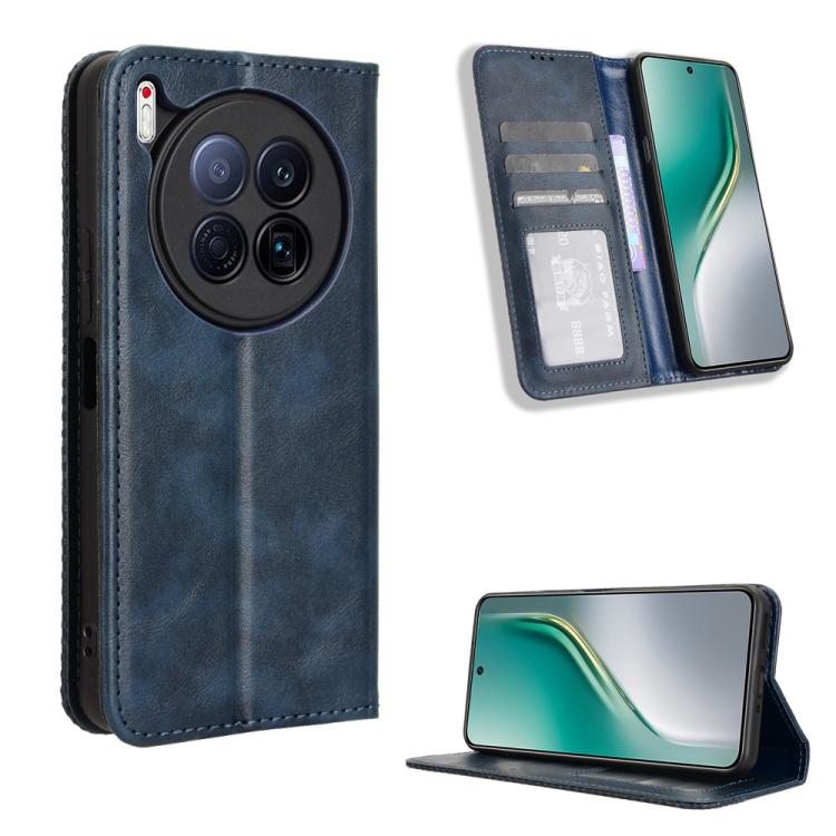 Magnetic Buckle Retro Texture Leather Phone Case, For Tecno Camon 40 Pro 4G / 5G, For Tecno Camon 40 Premier 5G, For Tecno Camon 40 4G, For Tecno Camon 30S 4G / 30S Pro 4G, For Tecno Pova 6 Neo 5G / Spark 30 5G, For Tecno Spark 30 Pro 4G               ...