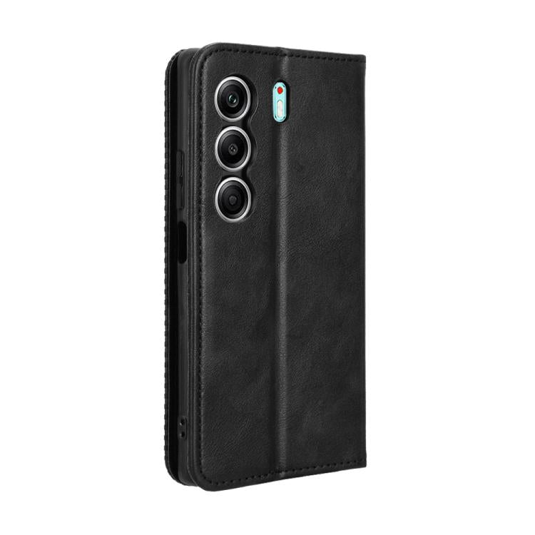 Magnetic Buckle Retro Texture Leather Phone Case, For Tecno Camon 40 Pro 4G / 5G, For Tecno Camon 40 Premier 5G, For Tecno Camon 40 4G, For Tecno Camon 30S 4G / 30S Pro 4G, For Tecno Pova 6 Neo 5G / Spark 30 5G, For Tecno Spark 30 Pro 4G               ...