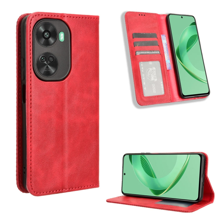 Magnetic Buckle Retro Texture Leather Phone Case, For Huawei nova Y72 4G / Enjoy 70 4G, For Huawei Enjoy 70 4G, For Huawei nova 11 SE, For Huawei nova 12 5G, For Huawei Mate 60 5G, For Huawei Mate 60 Pro 5G, For Huawei Enjoy 60 Pro / nova 11i          ...