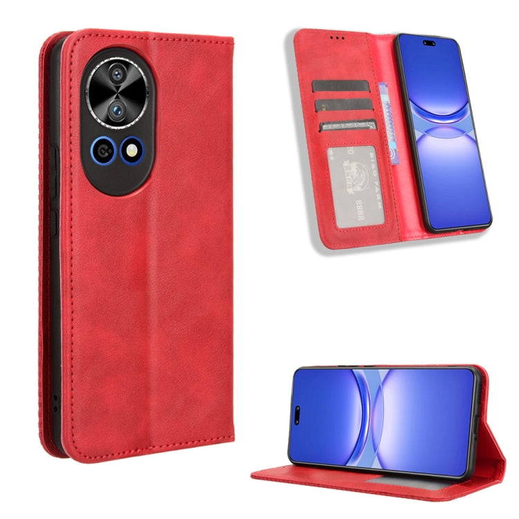 Magnetic Buckle Retro Texture Leather Phone Case, For Huawei nova Y72 4G / Enjoy 70 4G, For Huawei Enjoy 70 4G, For Huawei nova 11 SE, For Huawei nova 12 5G, For Huawei Mate 60 5G, For Huawei Mate 60 Pro 5G, For Huawei Enjoy 60 Pro / nova 11i          ...