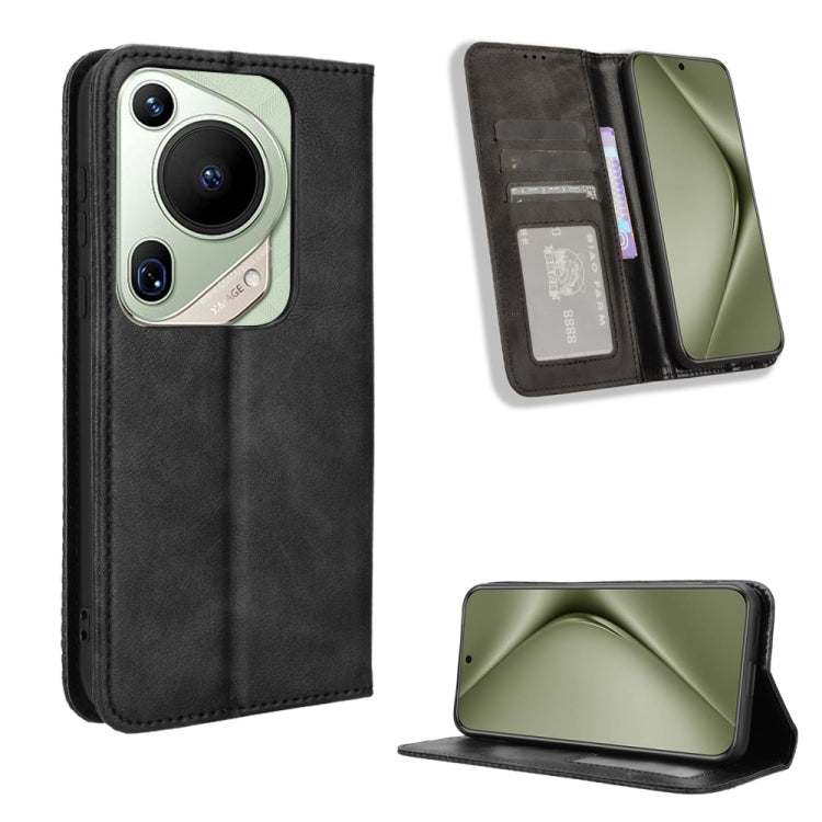 Magnetic Buckle Retro Texture Leather Phone Case, For Huawei Mate 70 Pro / 70 Pro+, For Huawei Mate 70, For Huawei nova 13 Pro 5G, For Huawei Pura 70 Ultra, For Huawei Pura 70 Pro / 70 Pro+, For Huawei nova 12i 4G / Enjoy 70 Pro 4G, For Huawei Pura 70 ...