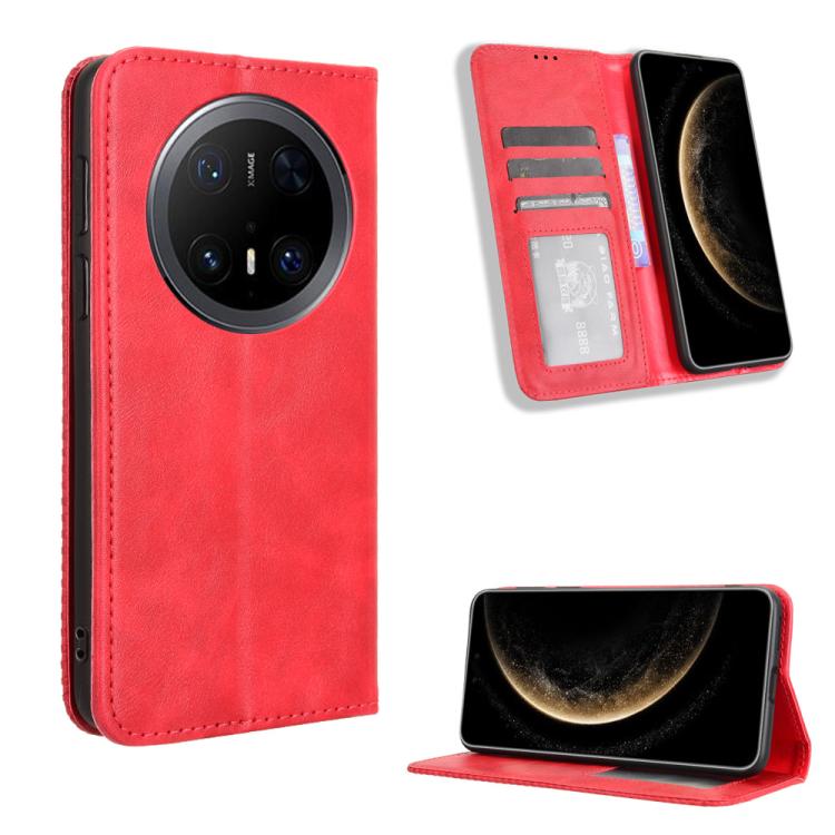 Magnetic Buckle Retro Texture Leather Phone Case, For Huawei Mate 70 Pro / 70 Pro+, For Huawei Mate 70, For Huawei nova 13 Pro 5G, For Huawei Pura 70 Ultra, For Huawei Pura 70 Pro / 70 Pro+, For Huawei nova 12i 4G / Enjoy 70 Pro 4G, For Huawei Pura 70 ...