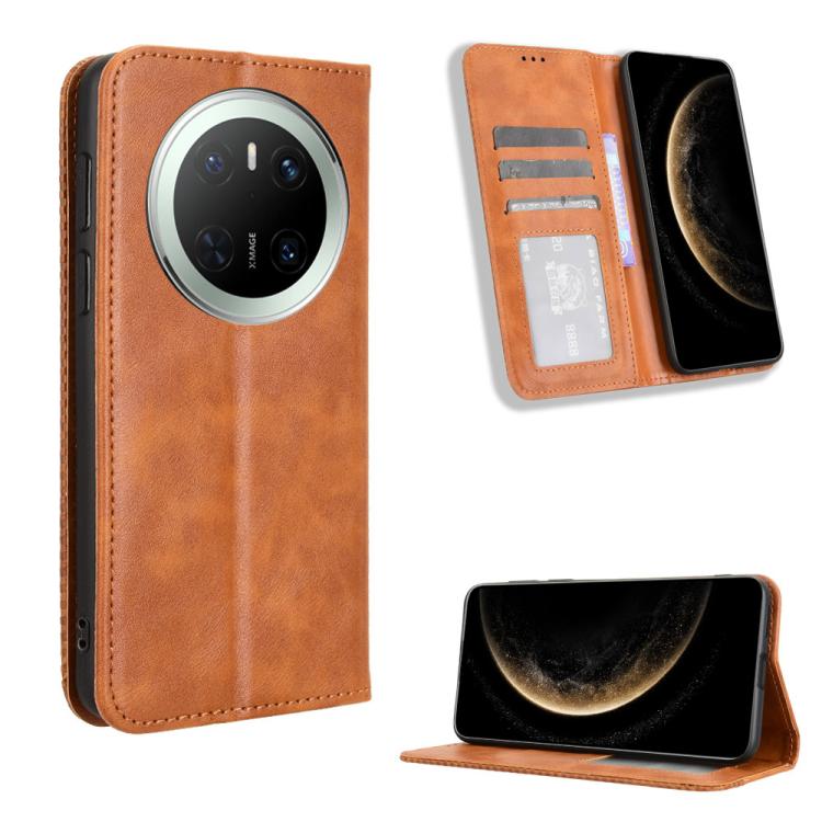Magnetic Buckle Retro Texture Leather Phone Case, For Huawei Mate 70 Pro / 70 Pro+, For Huawei Mate 70, For Huawei nova 13 Pro 5G, For Huawei Pura 70 Ultra, For Huawei Pura 70 Pro / 70 Pro+, For Huawei nova 12i 4G / Enjoy 70 Pro 4G, For Huawei Pura 70 ...