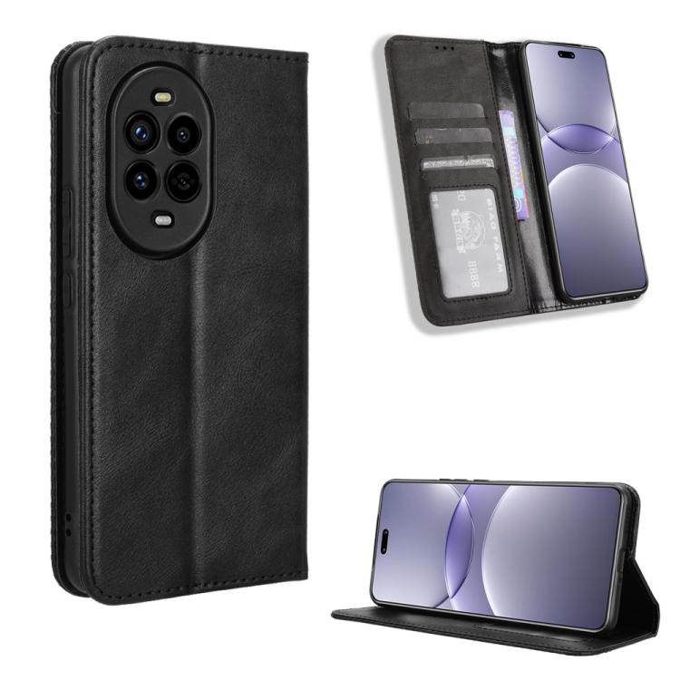 Magnetic Buckle Retro Texture Leather Phone Case, For Huawei Mate 70 Pro / 70 Pro+, For Huawei Mate 70, For Huawei nova 13 Pro 5G, For Huawei Pura 70 Ultra, For Huawei Pura 70 Pro / 70 Pro+, For Huawei nova 12i 4G / Enjoy 70 Pro 4G, For Huawei Pura 70 ...