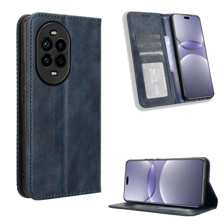 Magnetic Buckle Retro Texture Leather Phone Case, For Huawei Mate 70 Pro / 70 Pro+, For Huawei Mate 70, For Huawei nova 13 Pro 5G, For Huawei Pura 70 Ultra, For Huawei Pura 70 Pro / 70 Pro+, For Huawei nova 12i 4G / Enjoy 70 Pro 4G, For Huawei Pura 70 ...