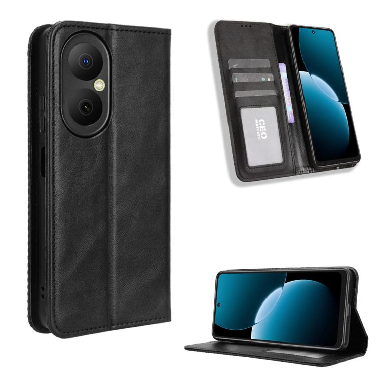 Magnetic Buckle Retro Texture Leather Phone Case, For Huawei Pura 80 5G, For Huawei nova 14 Ultra 5G, For Huawei nova 14 Pro 5G, For Huawei nova 14 5G, For Huawei Enjoy 80 4G / nova Y73 4G, For Huawei Mate 70 Pro / 70 Pro+, For Huawei Mate 70          ...