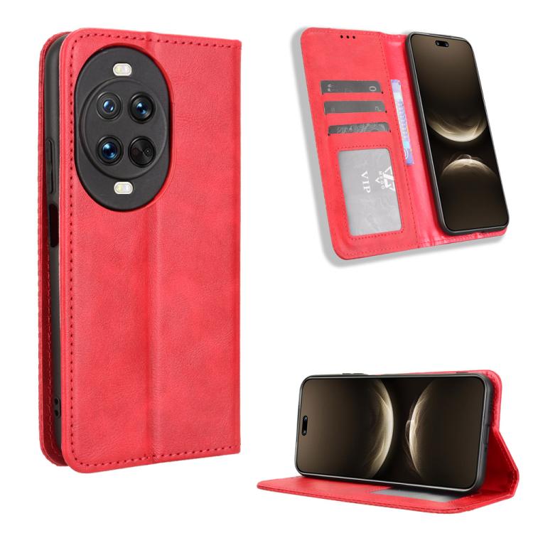 Magnetic Buckle Retro Texture Leather Phone Case, For Huawei Pura 80 5G, For Huawei nova 14 Ultra 5G, For Huawei nova 14 Pro 5G, For Huawei nova 14 5G, For Huawei Enjoy 80 4G / nova Y73 4G, For Huawei Mate 70 Pro / 70 Pro+, For Huawei Mate 70          ...