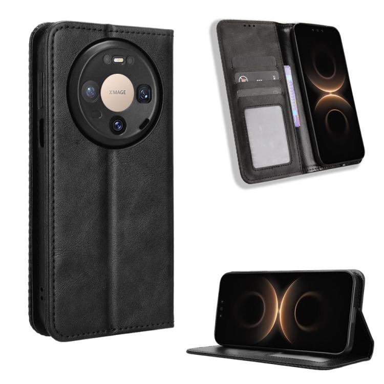 Magnetic Buckle Retro Texture Leather Phone Case, For Huawei Pura 90 Pro Max 5G, For Huawei Pura 90 Pro 5G, For Huawei Pura 90 5G, For Huawei nova 15 Pro / 15 Ultra, For Huawei Mate 80 Pro / 80, For Huawei Pura 80 Ultra 5G                              ...
