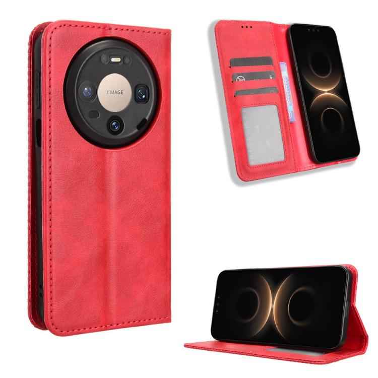 Magnetic Buckle Retro Texture Leather Phone Case, For Huawei nova 15 Pro / 15 Ultra, For Huawei Mate 80 Pro / 80, For Huawei Pura 80 Ultra 5G, For Huawei Pura 80 Pro 5G / 80 Pro+ 5G, For Huawei Pura 80 5G, For Huawei nova 14 Ultra 5G                   ...