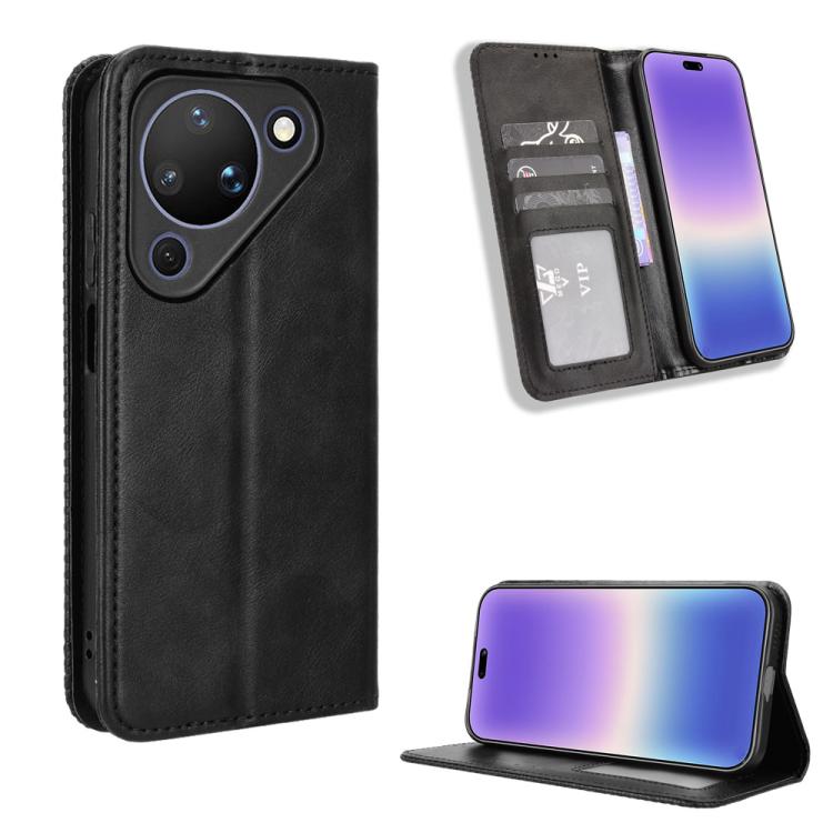 Magnetic Buckle Retro Texture Leather Phone Case, For Huawei Pura 90 Pro Max 5G, For Huawei Pura 90 Pro 5G, For Huawei Pura 90 5G, For Huawei nova 15 Pro / 15 Ultra, For Huawei Mate 80 Pro / 80, For Huawei Pura 80 Ultra 5G                              ...