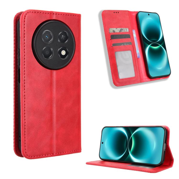 Magnetic Buckle Retro Texture Leather Phone Case, For Huawei nova Y74 4G / Enjoy 90 Plus 5G, For Huawei nova 16 Ultra / 16 Pro, For Huawei nova 16z 5G, For Huawei nova 16 5G, For Huawei Enjoy 90 Pro Max 5G / nova 15 Max, For Huawei Pura 90 Pro Max 5G  ...