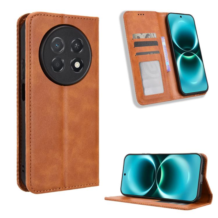 Magnetic Buckle Retro Texture Leather Phone Case, For Huawei nova Y74 4G / Enjoy 90 Plus 5G, For Huawei nova 16 Ultra / 16 Pro, For Huawei nova 16z 5G, For Huawei nova 16 5G, For Huawei Enjoy 90 Pro Max 5G / nova 15 Max, For Huawei Pura 90 Pro Max 5G  ...